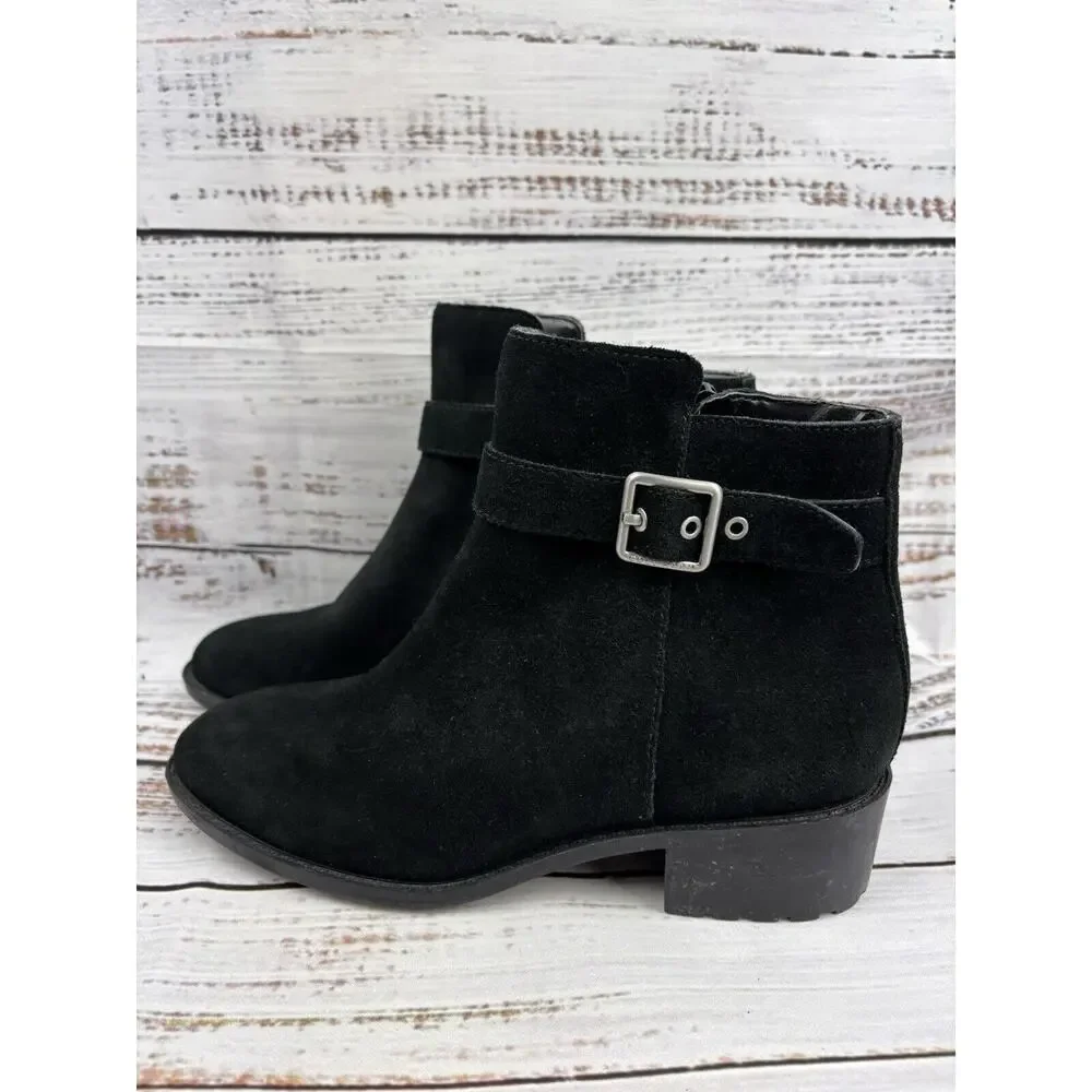 Cole Haan Boots Womens 7 B Grand OS Putnam Ankle Booties D42388 Black Waterproof
